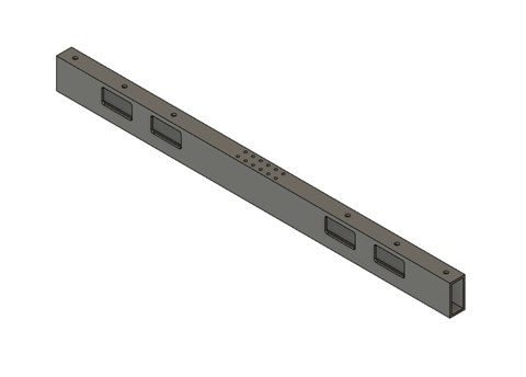 Horizontal Bar Cad Render